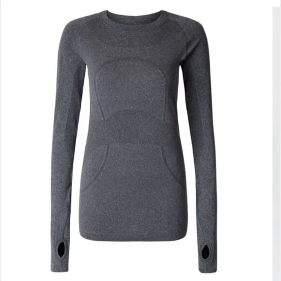 Lululemon Swifty Tech Long sleeve gray size 2 - Picture 1 of 7
